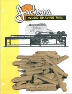 Jackson Wood Shaving Mill brochure